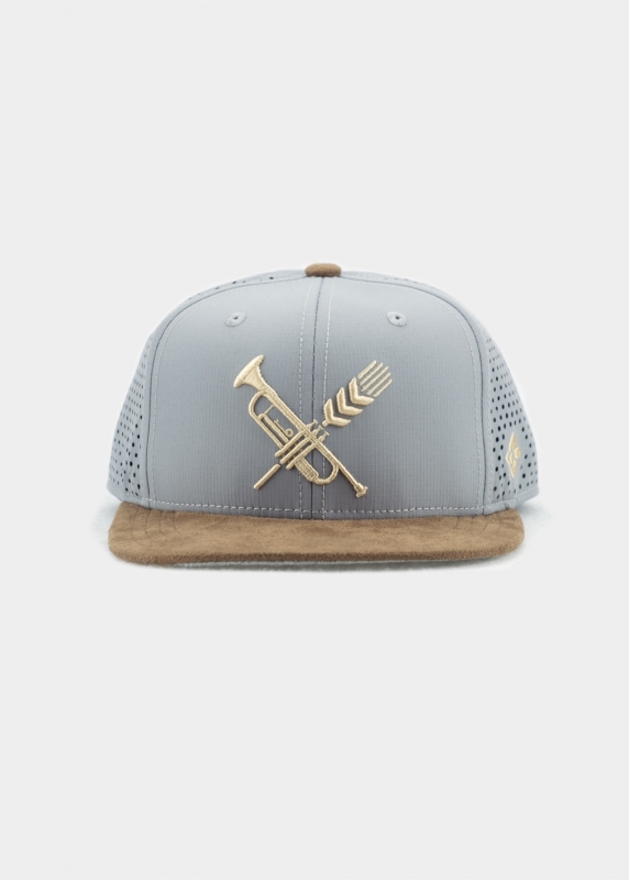 "Brasswiesn" - hellgrau (Snapback)